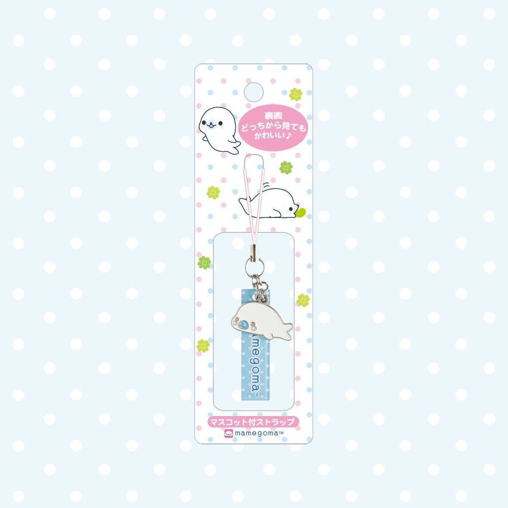 San-x universe mascot charm strap mamegoma