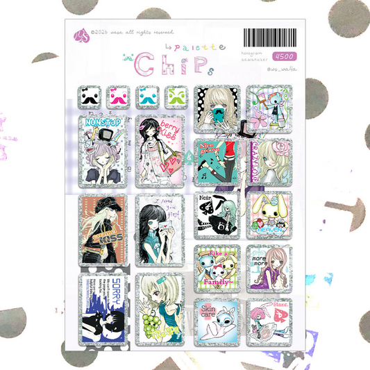 wasa - palette chips sticker