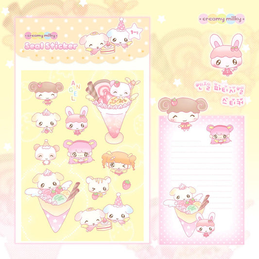 creamy milky - angel patissier sticker