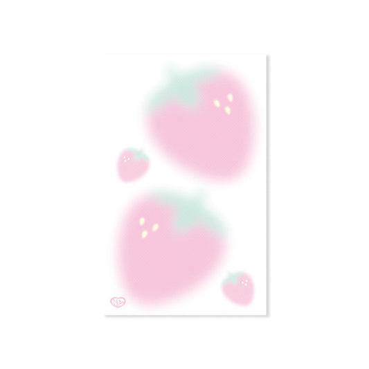 nevertheless - A6 strawberry diary refill paper