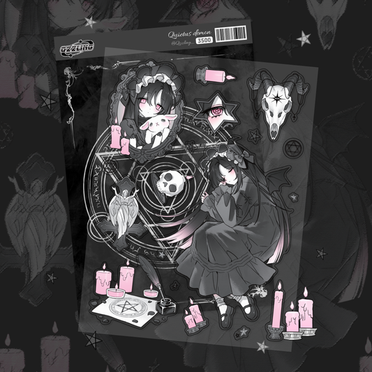 qzzling - Quietus demon sticker