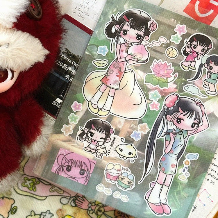 nanasmood - flower sticker