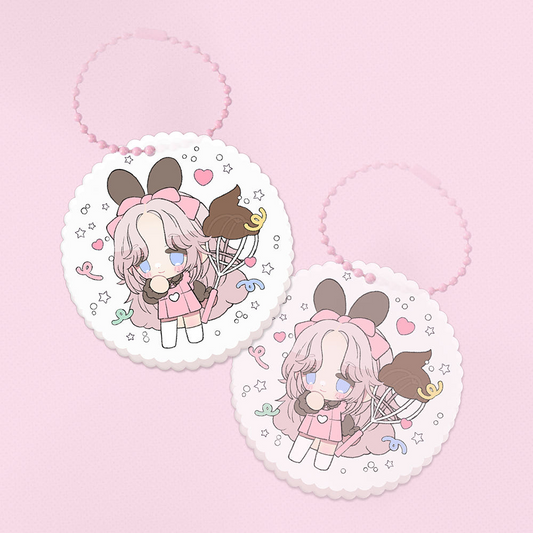 ugly cute - chocolate love acrylic keyring B