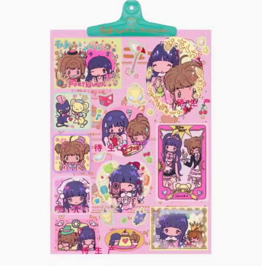 Sunonebird x Tiantian com pink magician girl sticker