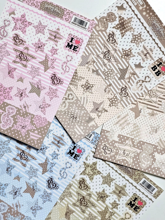 promland - bami leo star deco sticker set