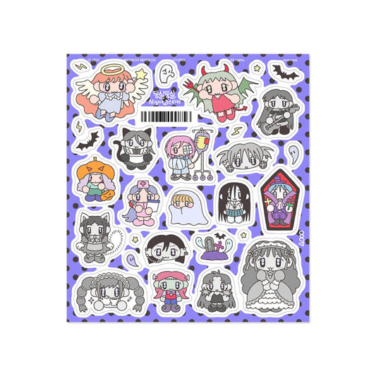 mookoomookoostudio - night sticker