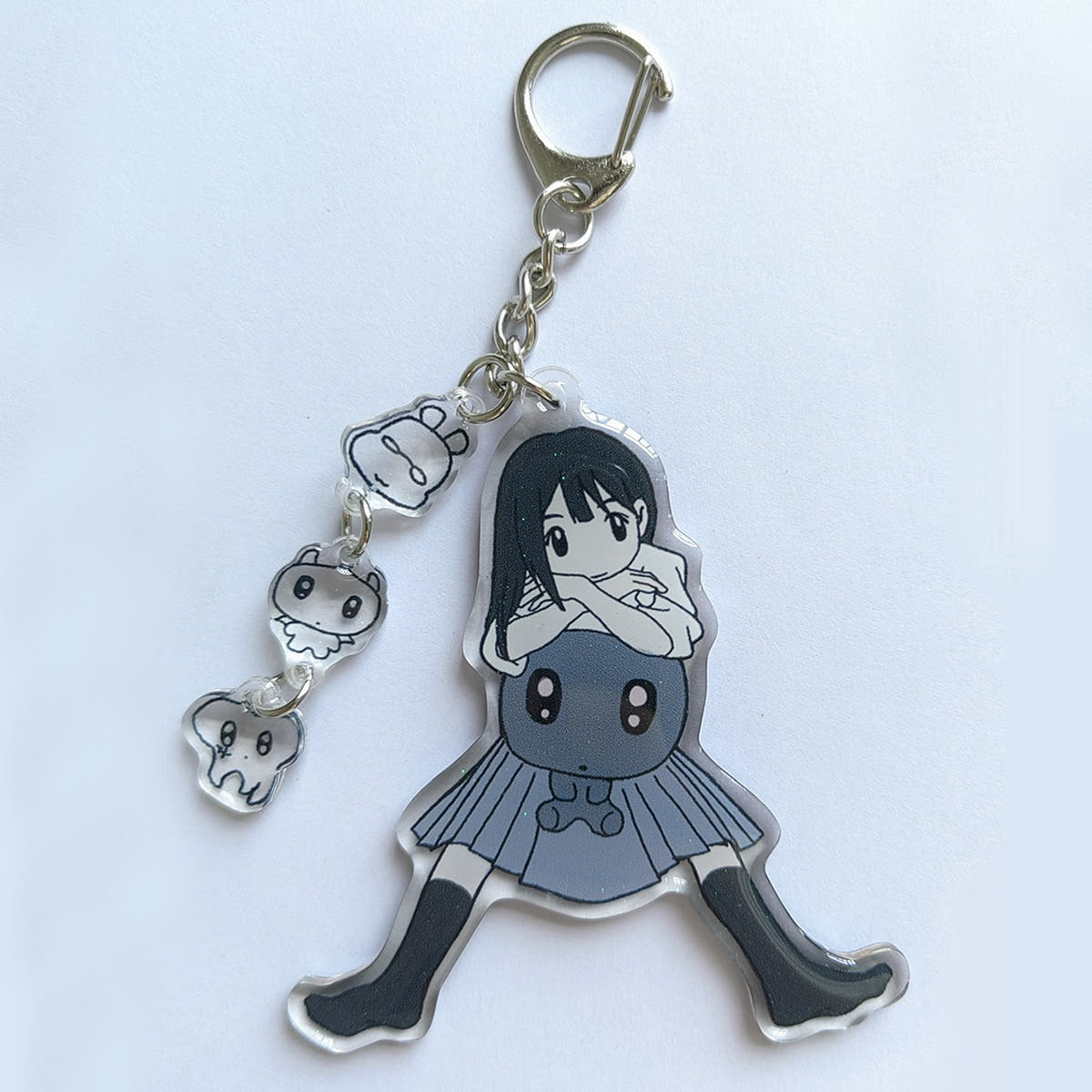JUBA - hug epoxy keyring