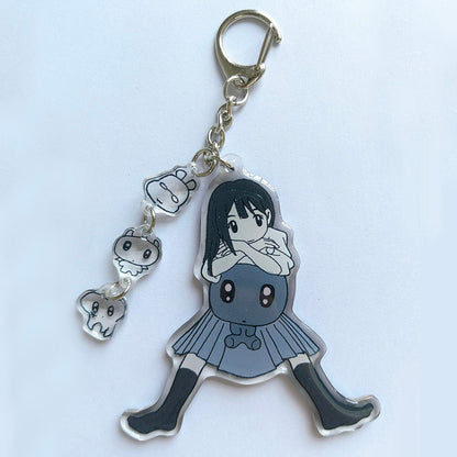 JUBA - hug epoxy keyring