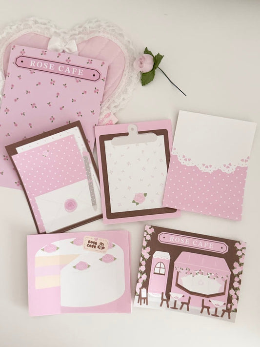 somandpeace - rose cafe memo sheet sticker