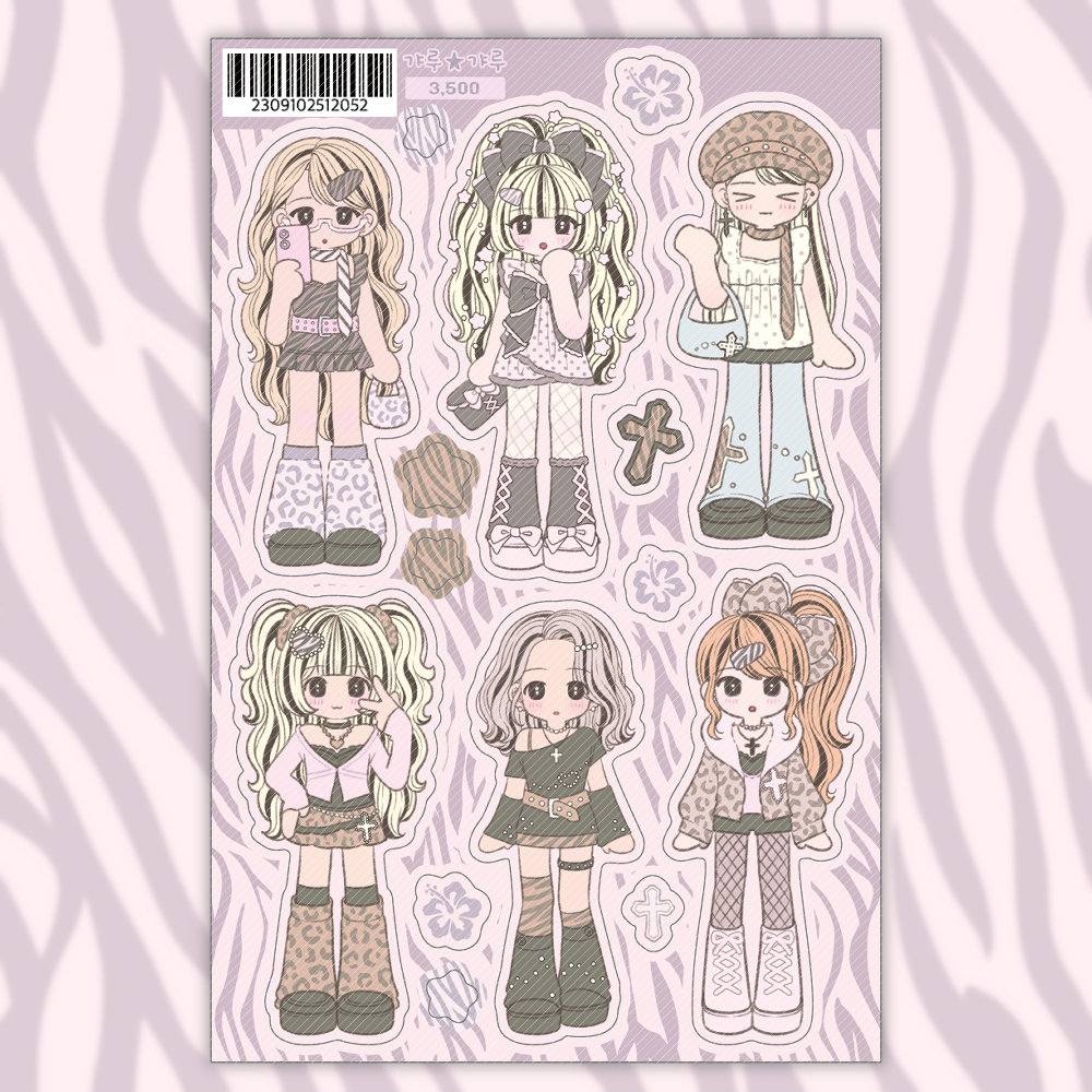 sinekeem - gyaru gyaru Sticker