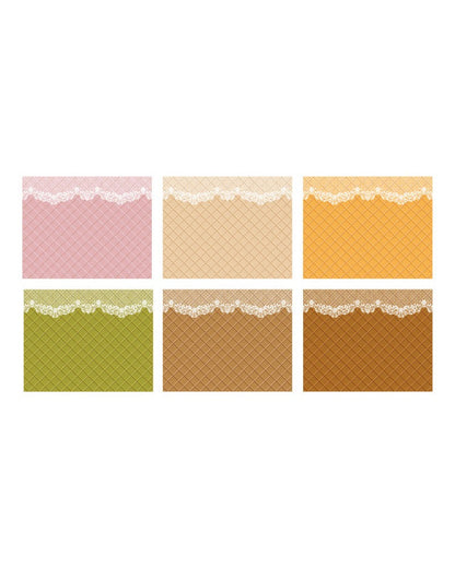 loverspickme - lace waffle memo sheet sticker