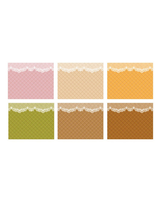 loverspickme - lace waffle memo sheet sticker