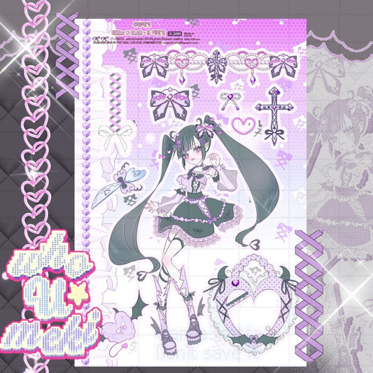 whoUmeki - girls club sticker