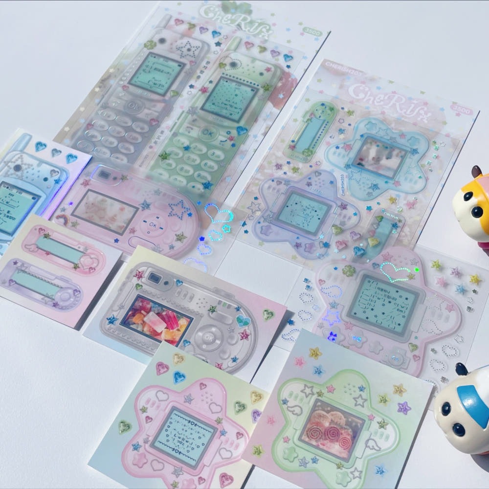 cherish 203 - star toktok sticker set