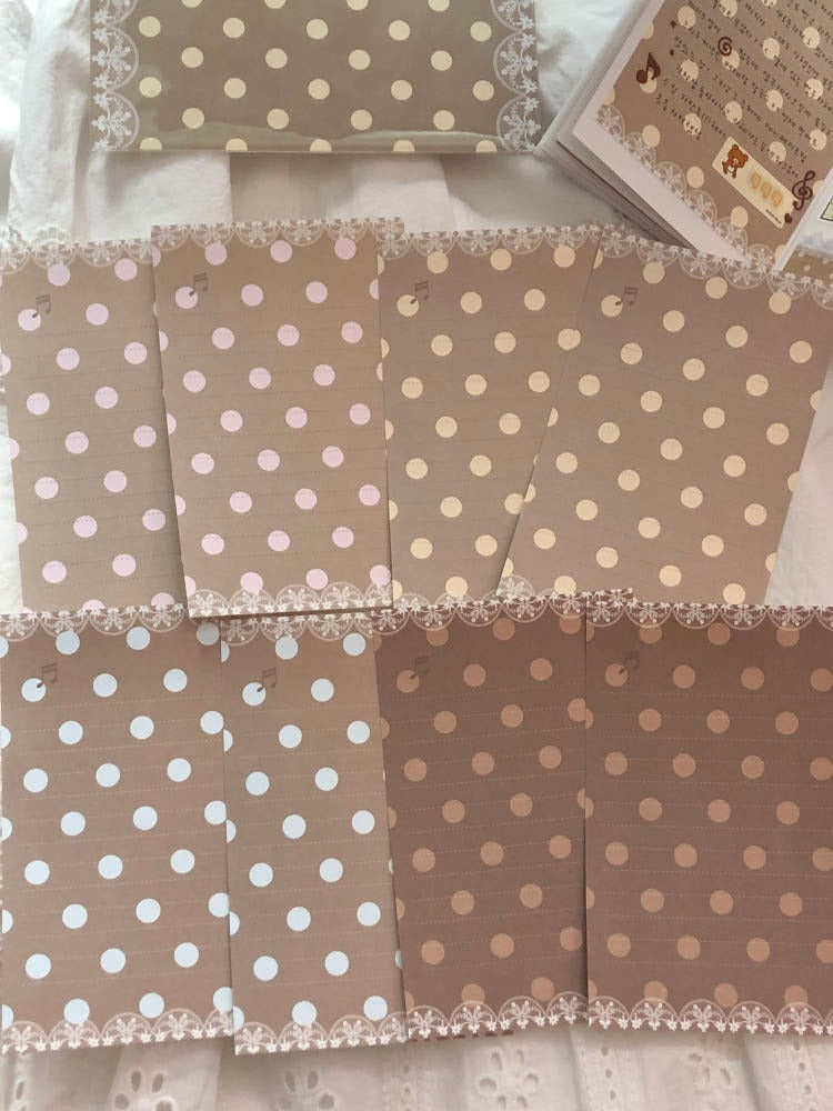 loverspickme - lace dot memo sheet sticker