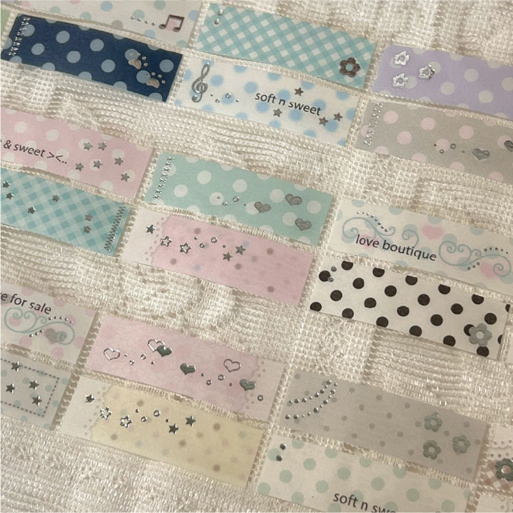 waytoofetch - soft and sweet block kisscut tape