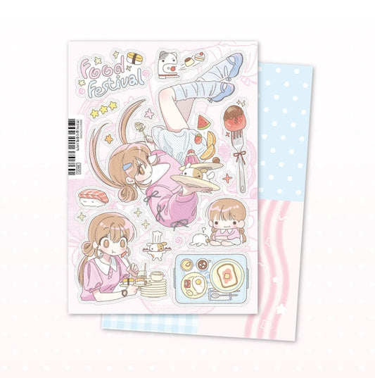 chocozy - food festival sticker