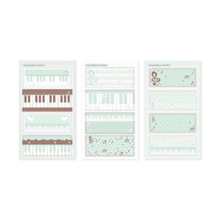 nevertheless - weekly memo sheet sticker mint