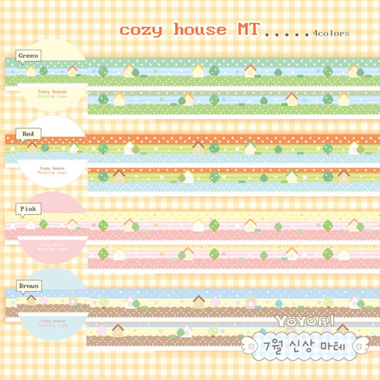 yoyori - cozy house masking tape