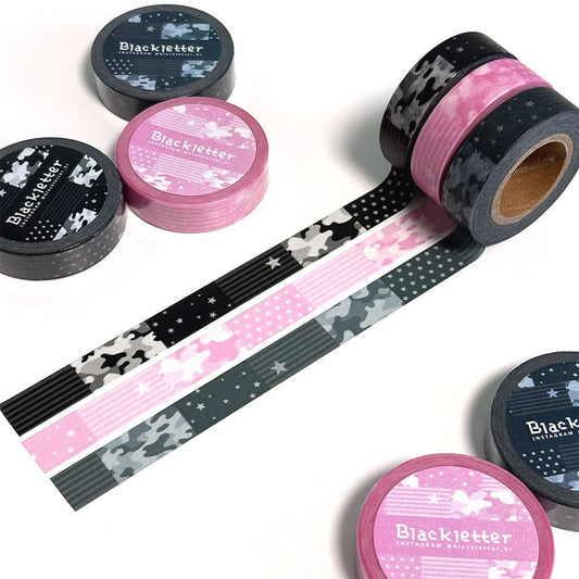 Blackletter - Blackletter military camo pattern masking tape