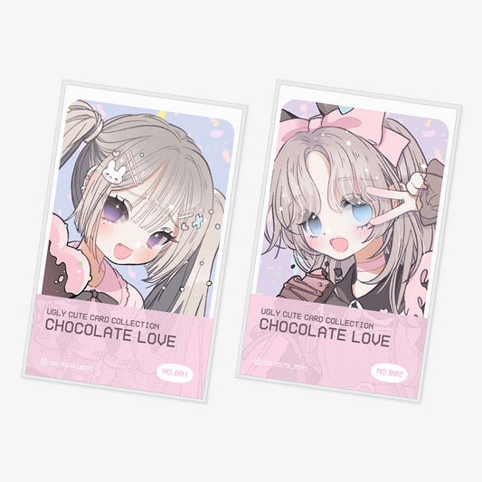 ugly cute - Chocolate love card set