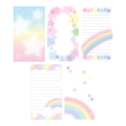nevertheless - rainbow memo sheet sticker