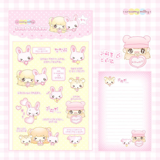 creamy milky - cutie me sticker