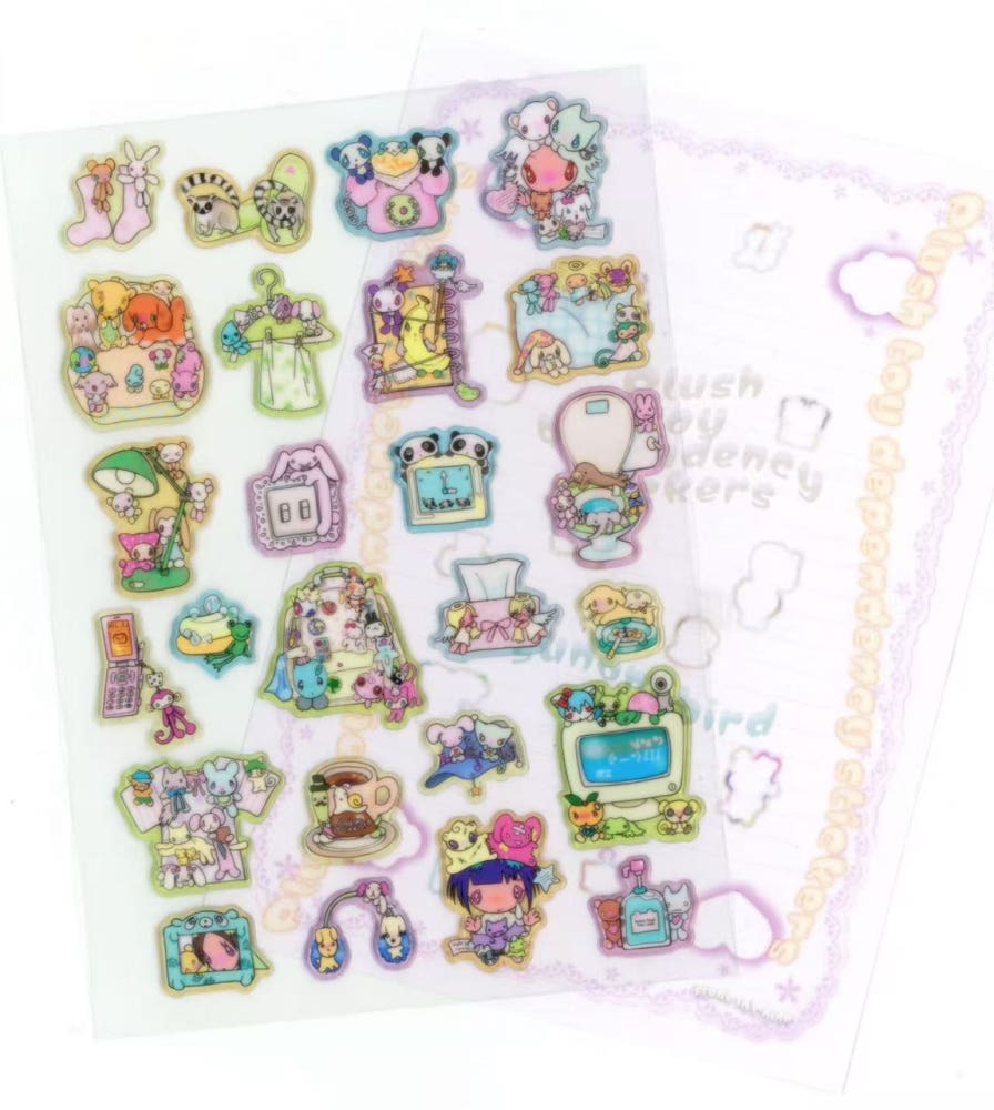 Sunonebird - Plush toy dependency sticker