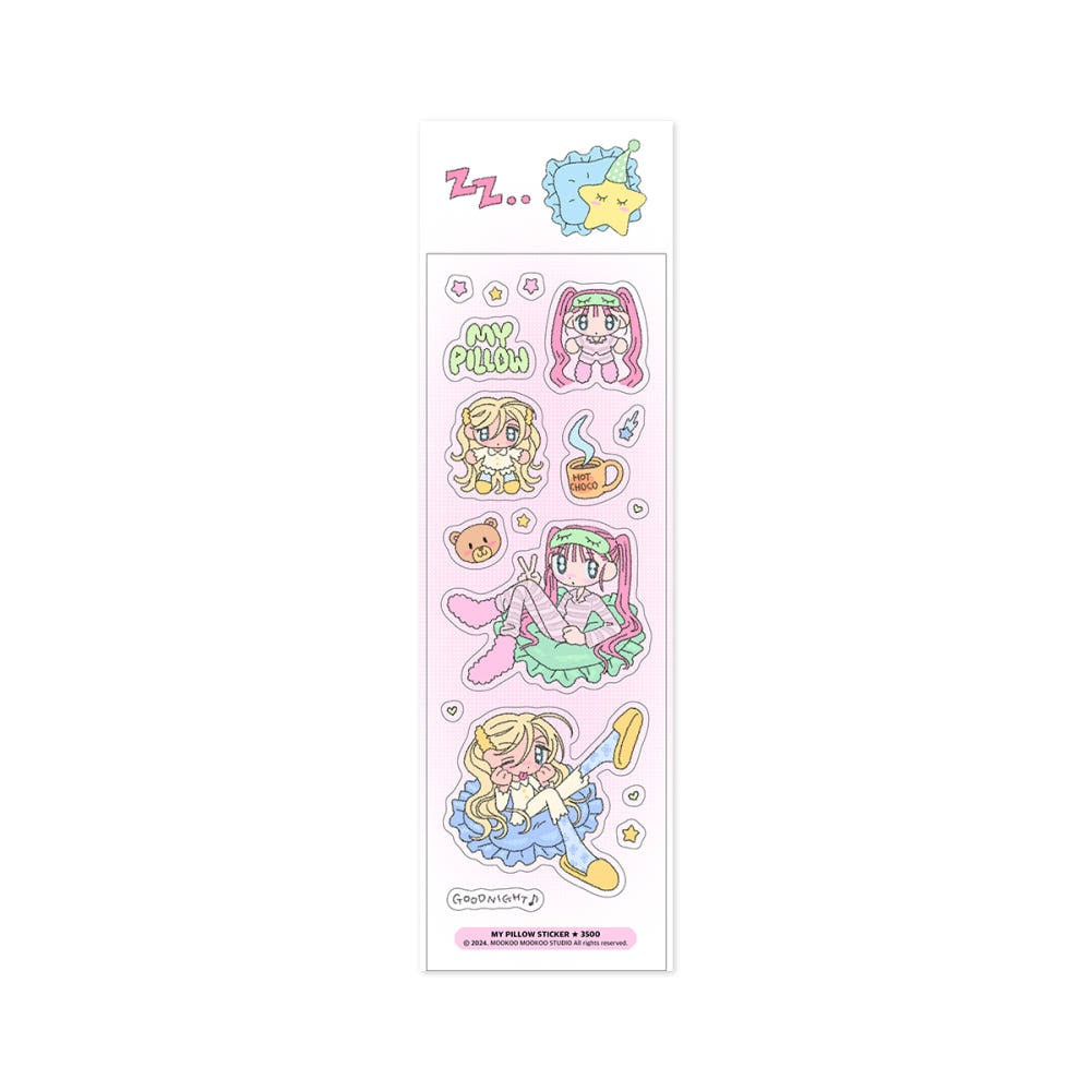 mookoomookoostudio - my pillow sticker