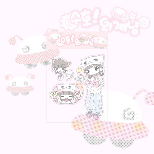 yaongpeace - alien cat sticker