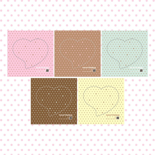 nevertheless - heart memo sheet sticker