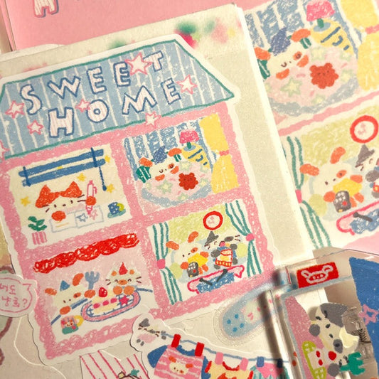Berddi - sweet home  Seal Sticker