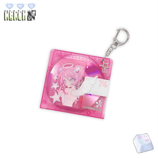 moe magmag - Angel MD key ring pink