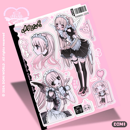 Domi world - angel maid sticker