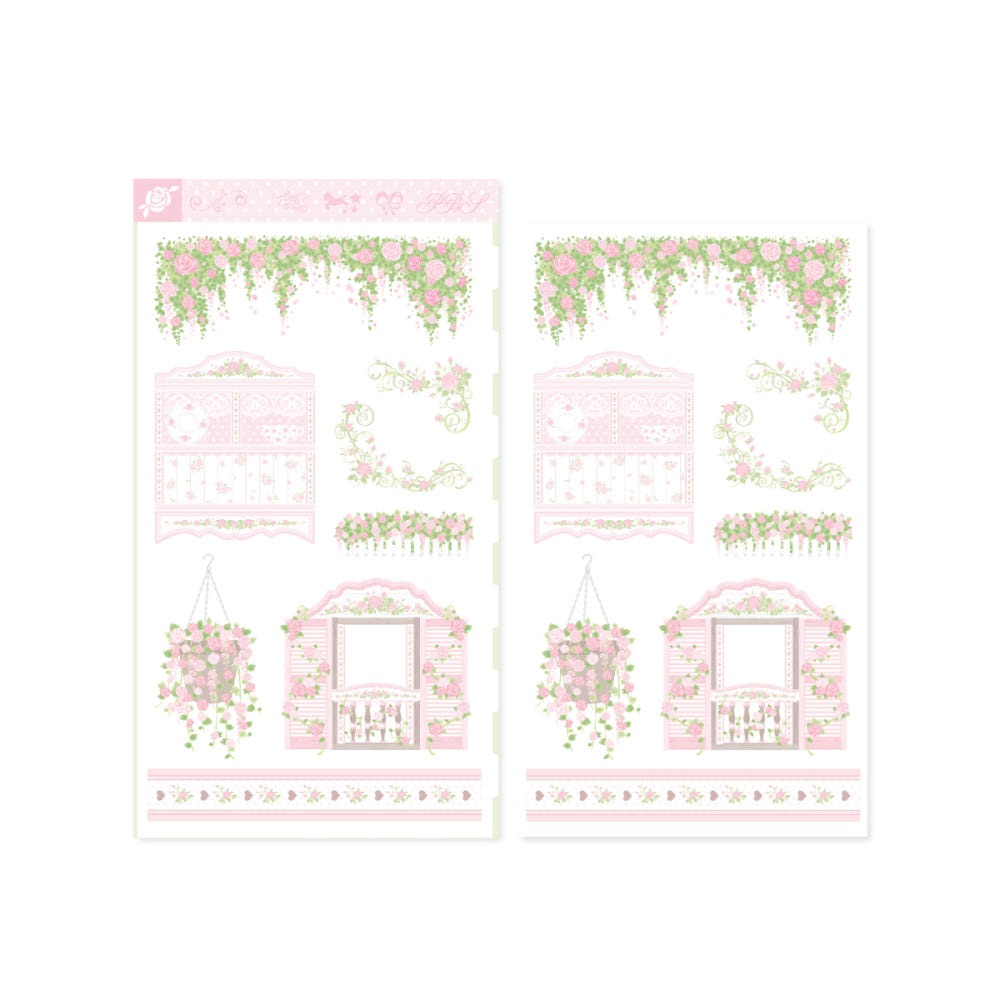Pearly Button - cottage garden object sticker
