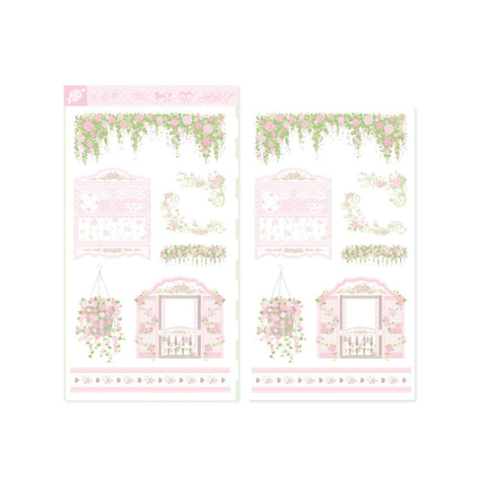 Pearly Button - cottage garden object sticker