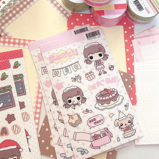 love things - happy b-day sticker