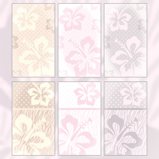 sinekeem - gyaru background memo sheet sticker