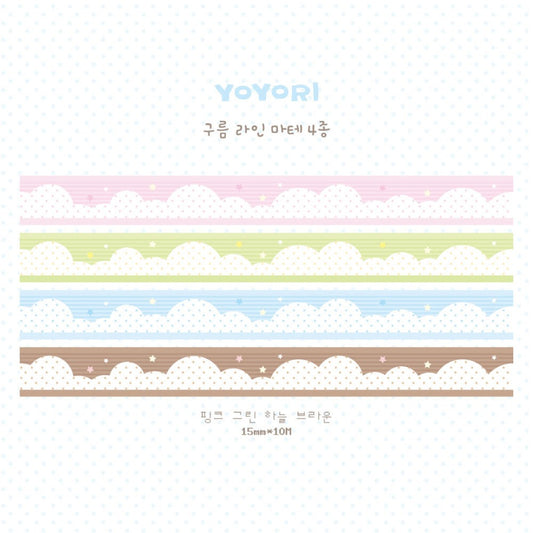 yoyori - cloud line masking tape