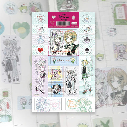 wasa - my favorite style sticker