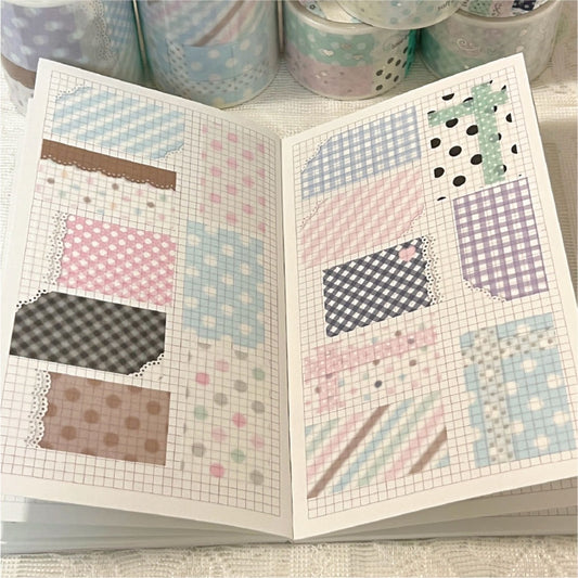 waytoofetch - big pattern masking block kisscut tape