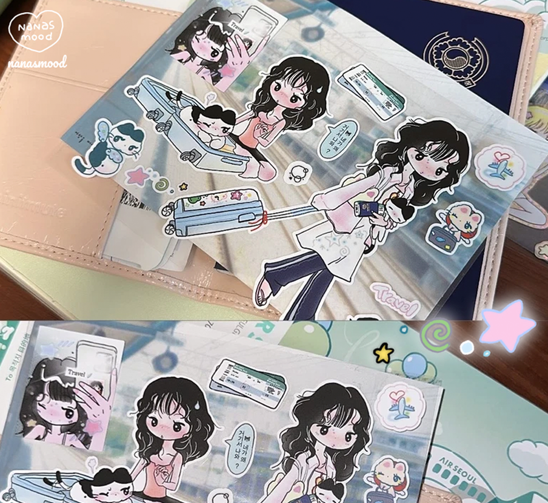 nanasmood - lets go on a trip sticker