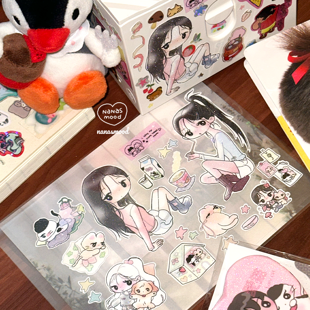 nanasmood - zip sticker