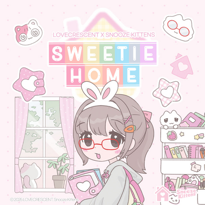 snooze kittens x love crescent - sweet home pack