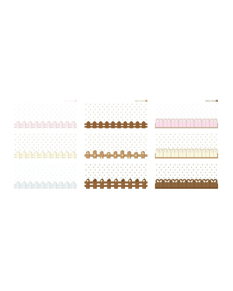 loverspickme - fence memo sheet sticker