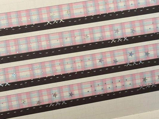 happiest fluffy shop - check shirt masking tape