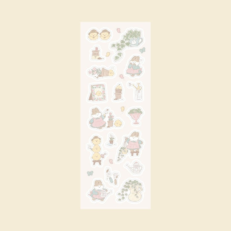 nemo space - vintage gardening sheet sticker