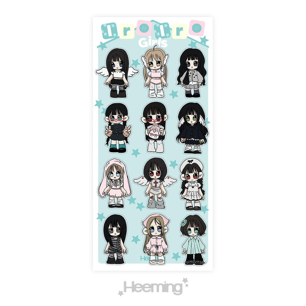 Heeming - iroiro girls sticker