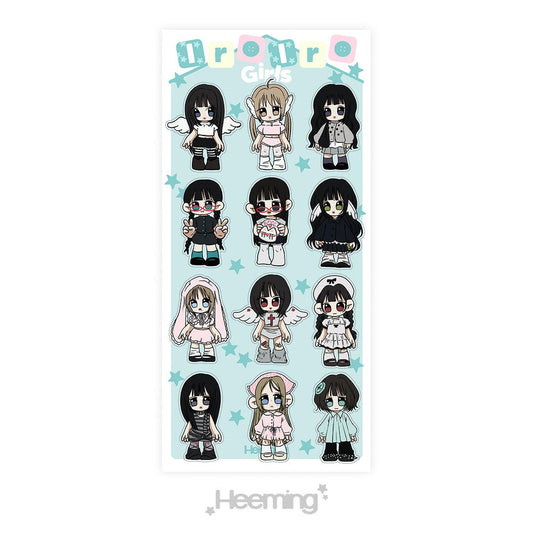 Heeming - iroiro girls sticker