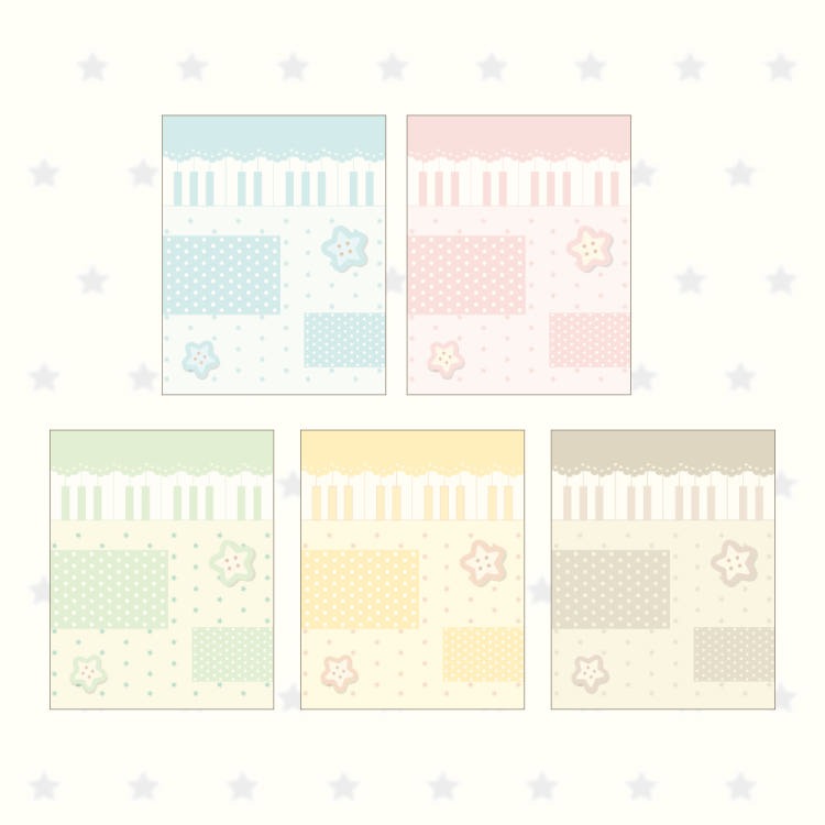 dori - pastel melody memo sheet pack